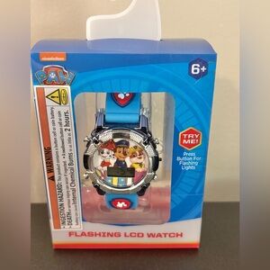 NWT Paw Patrol Flashing LCD Watch
